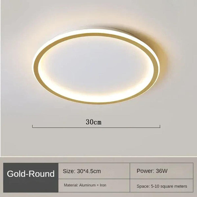 Scandinavian Round LED Ceiling Light