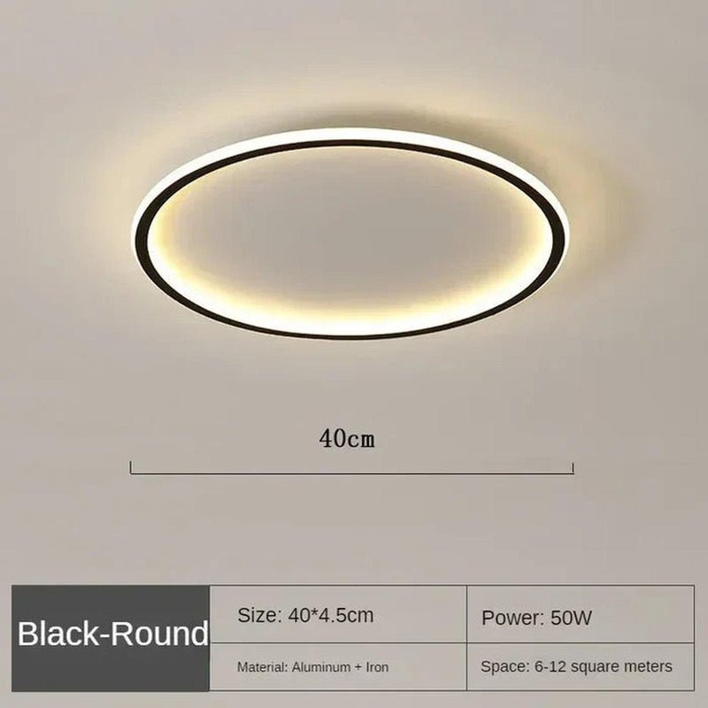 Scandinavian Round LED Ceiling Light