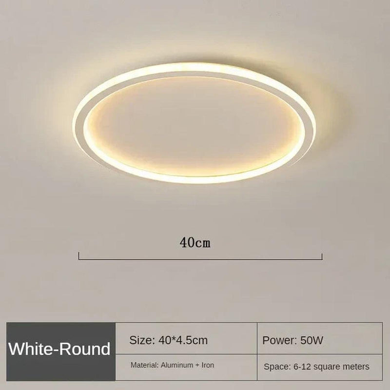 Scandinavian Round LED Ceiling Light