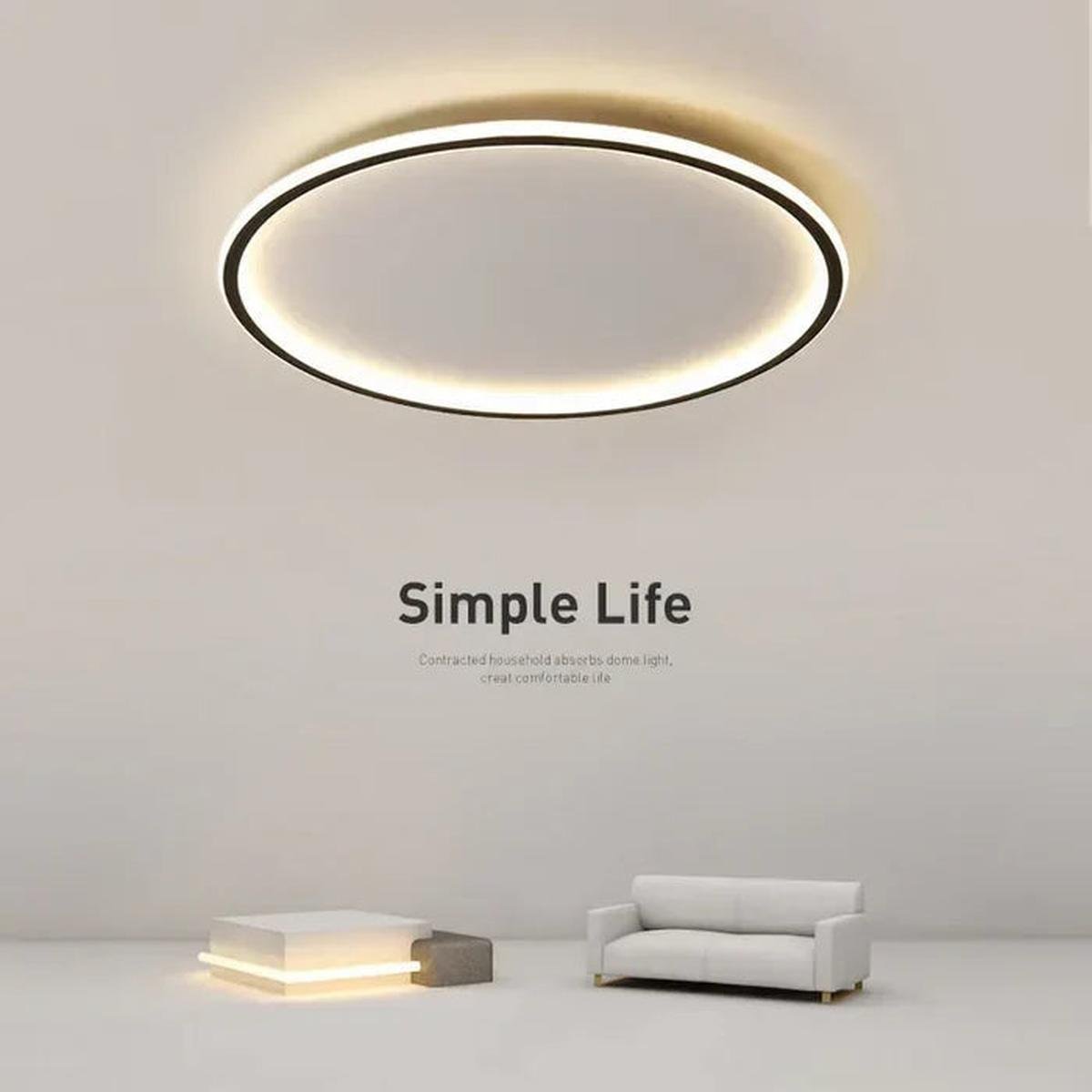 Scandinavian Round LED Ceiling Light