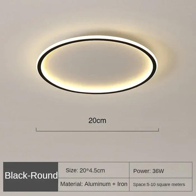 Scandinavian Round LED Ceiling Light