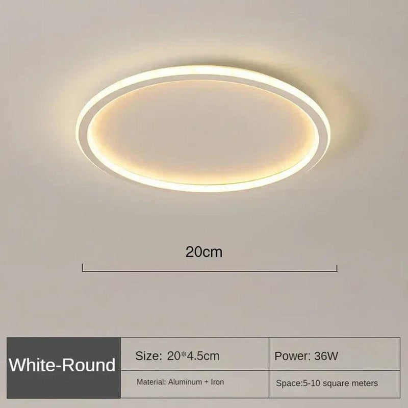 Scandinavian Round LED Ceiling Light