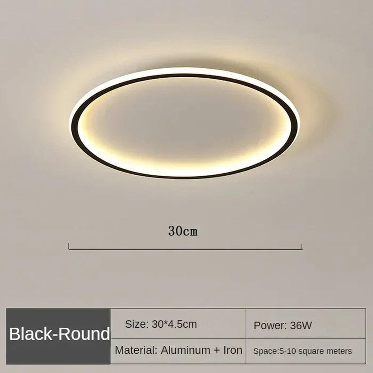Scandinavian Round LED Ceiling Light