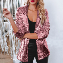 Sequin Blazer For Special Occasions - Elegant And Comfortable Design