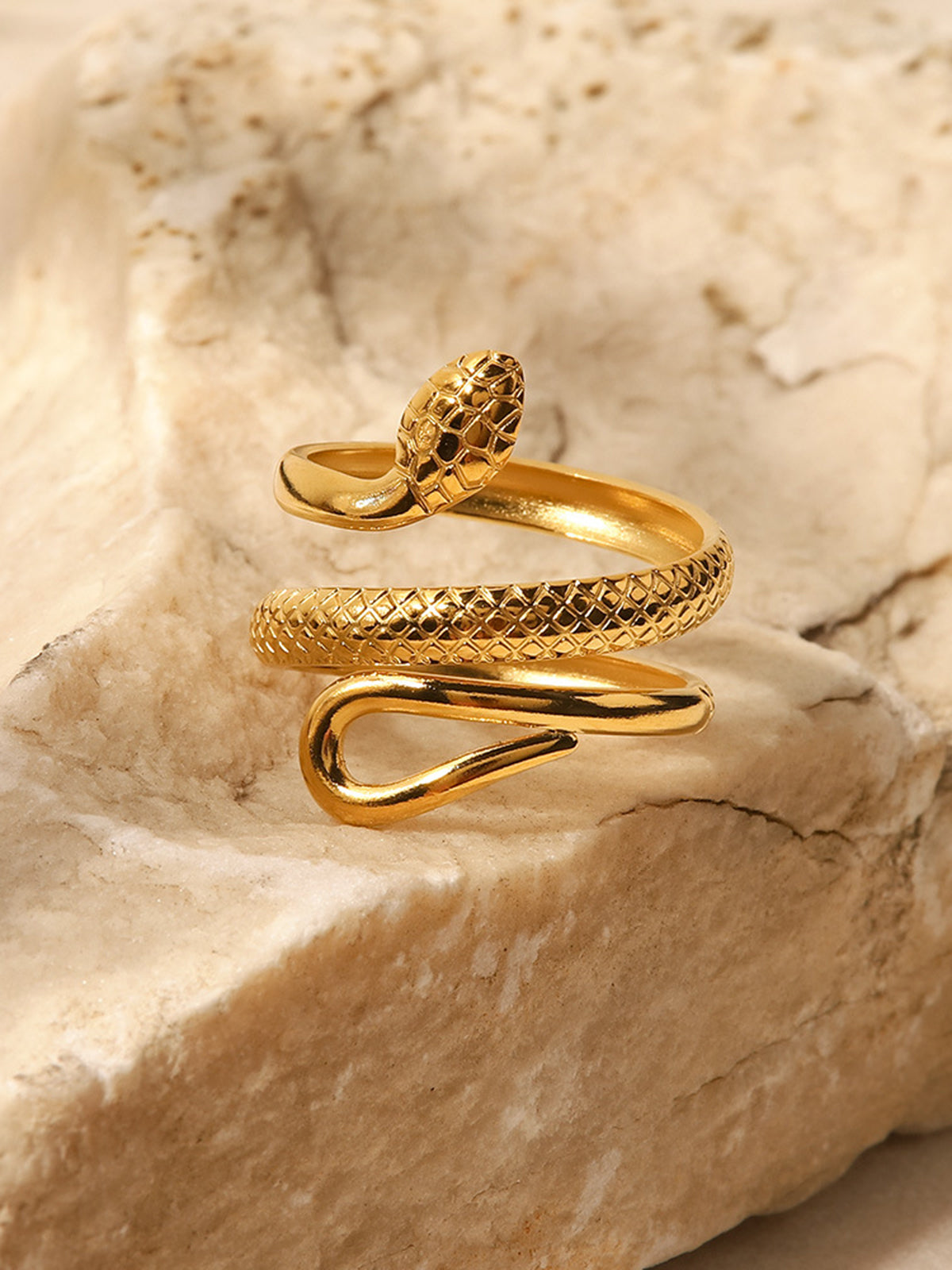 Serpent Gold Ring