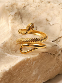 Serpent Gold Ring