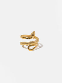 Serpent Gold-Tone Ring