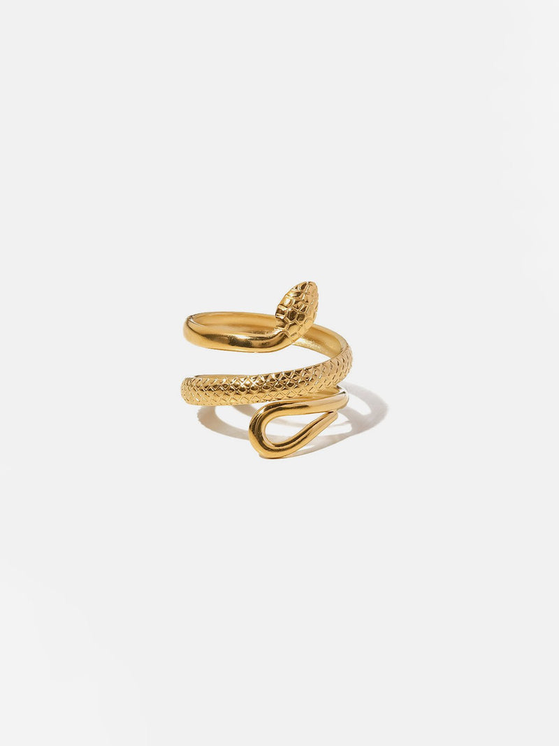 Serpent Gold-Tone Ring