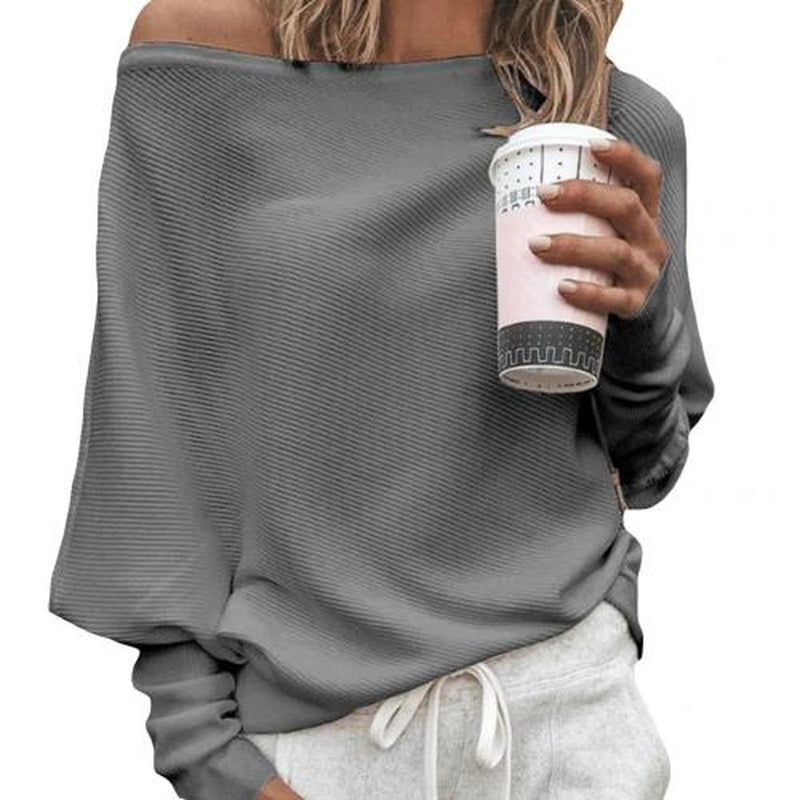 Sexy Off-Shoulder Sweater for Women