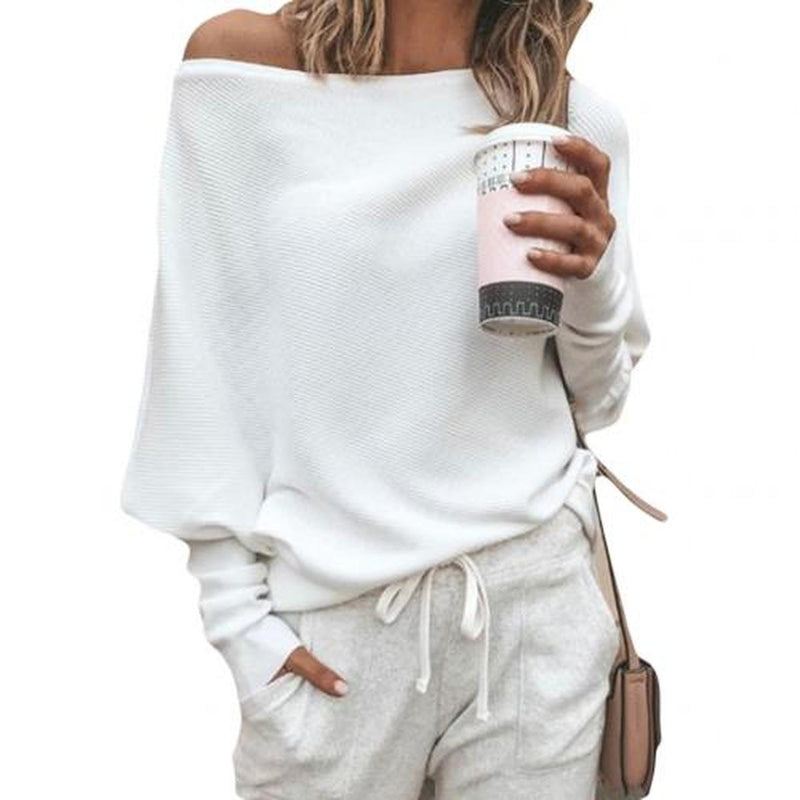 Sexy Off-Shoulder Sweater for Women
