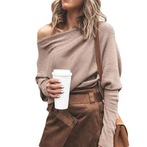 Sexy Off-Shoulder Sweater for Women