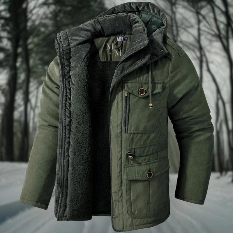 Sherpa Lined Utility Parka Jacket