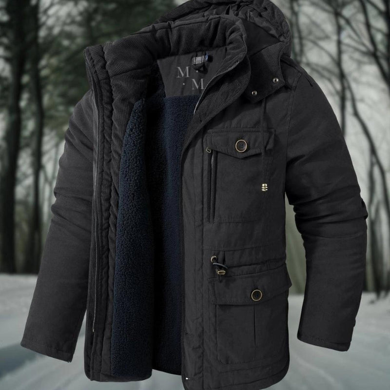 Sherpa Lined Utility Parka Jacket