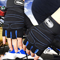 Shock-Absorbing Gym Gloves With Wrist Support
