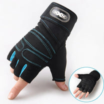 Shock-Absorbing Gym Gloves With Wrist Support