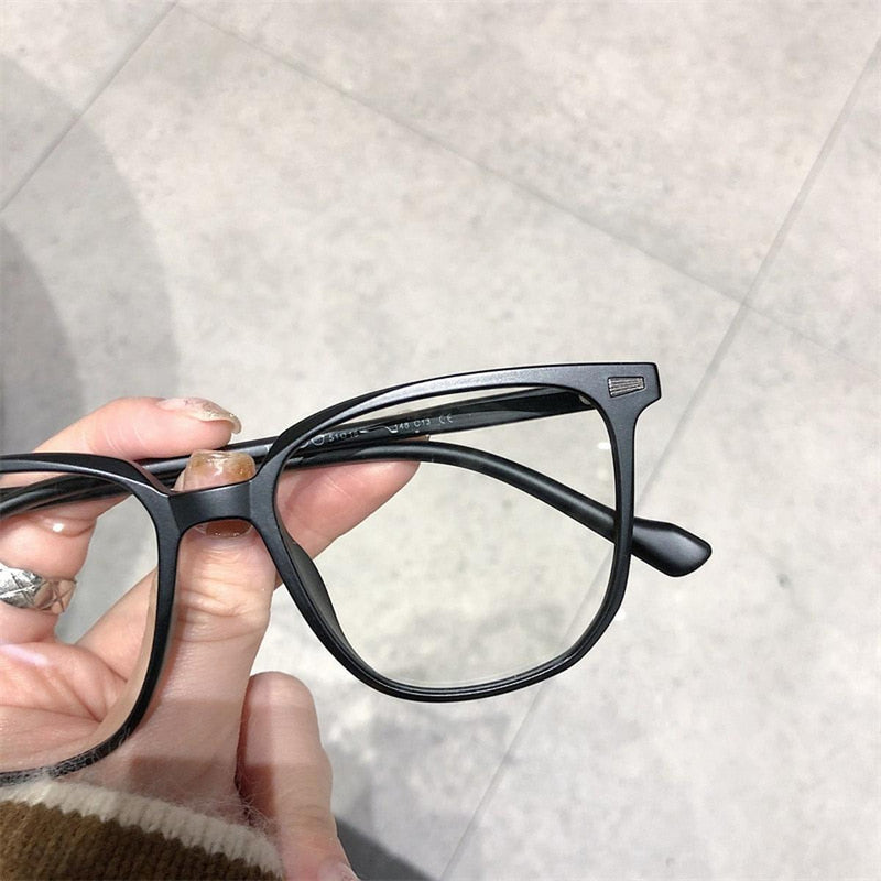 Flat Mirror Glasses with Blue Light Protection