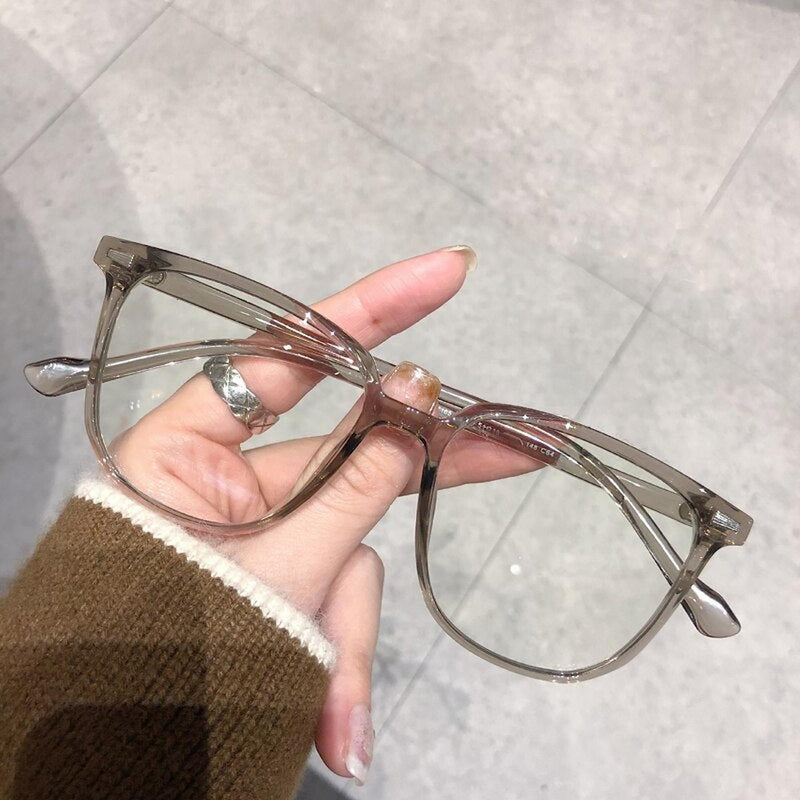 Flat Mirror Glasses with Blue Light Protection