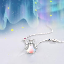 Silver Moonstone Necklace 19.7 Inches