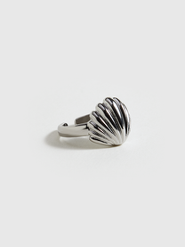 Silver Plated Shell Ring