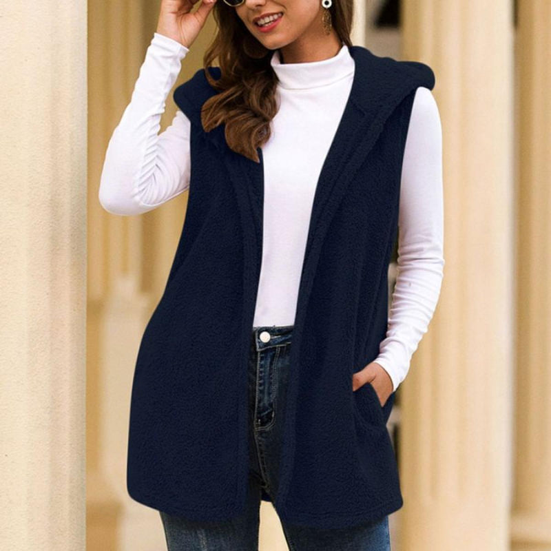 Sleeveless Spring Fleece Jacket