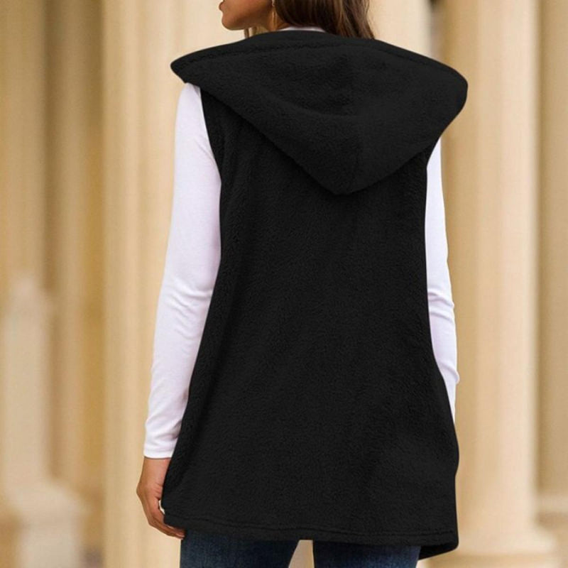 Sleeveless Spring Fleece Jacket