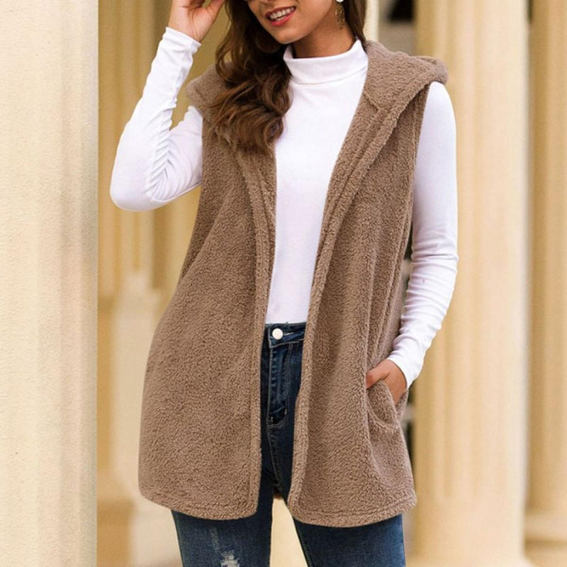 Sleeveless Spring Fleece Jacket