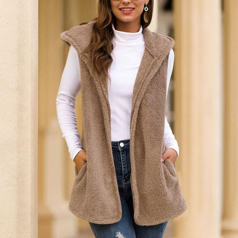Sleeveless Spring Fleece Jacket