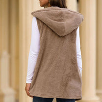 Sleeveless Spring Fleece Jacket