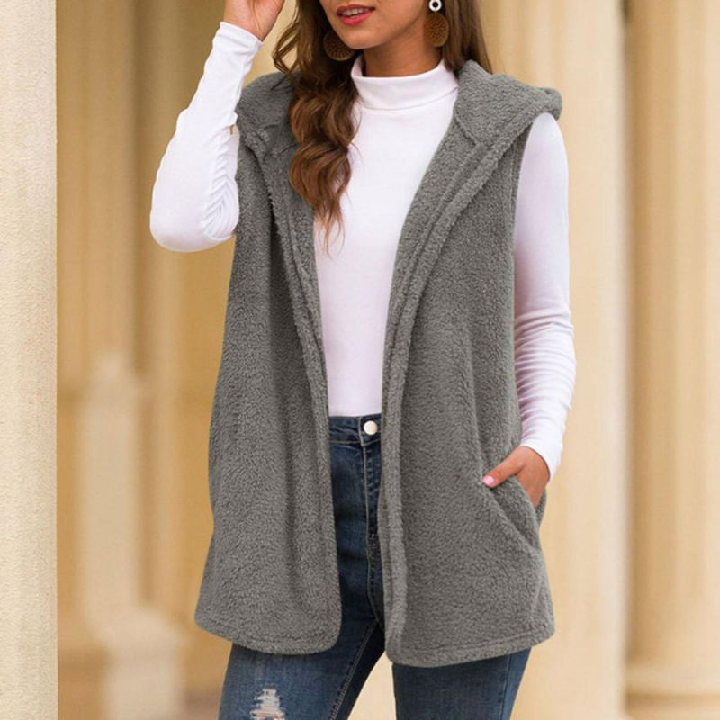 Sleeveless Spring Fleece Jacket