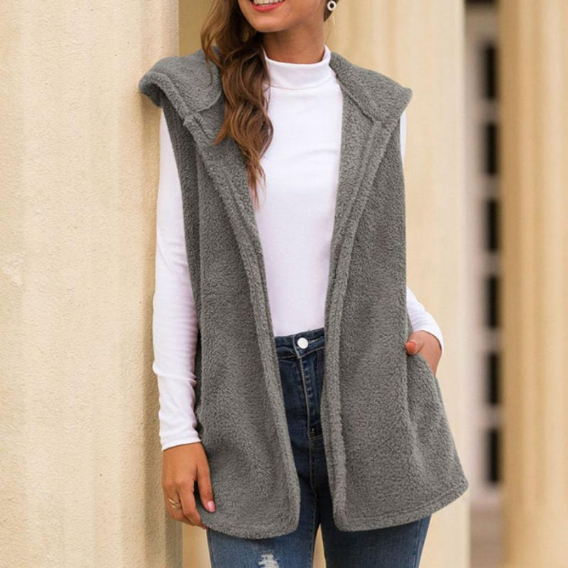 Sleeveless Spring Fleece Jacket