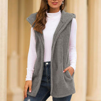 Sleeveless Spring Fleece Jacket