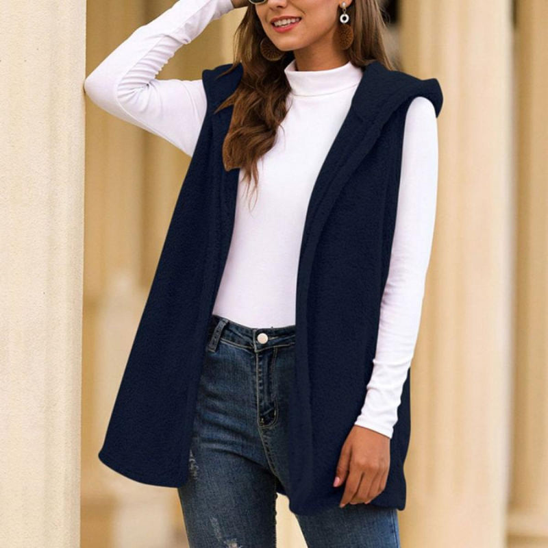Sleeveless Spring Fleece Jacket