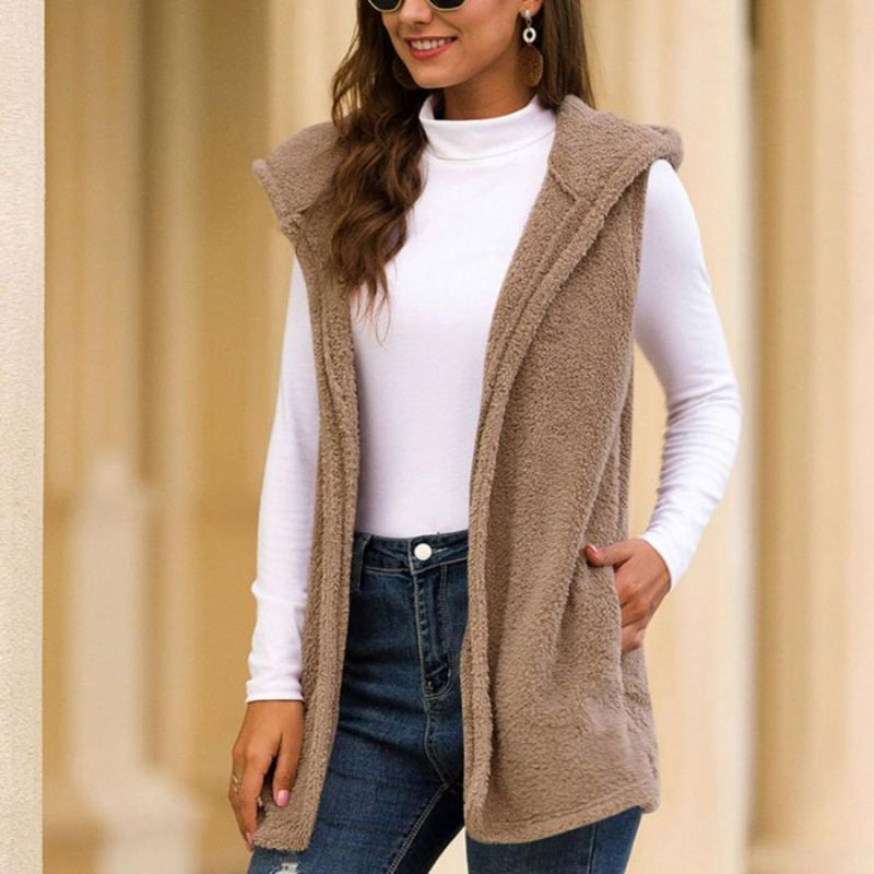 Sleeveless Spring Fleece Jacket