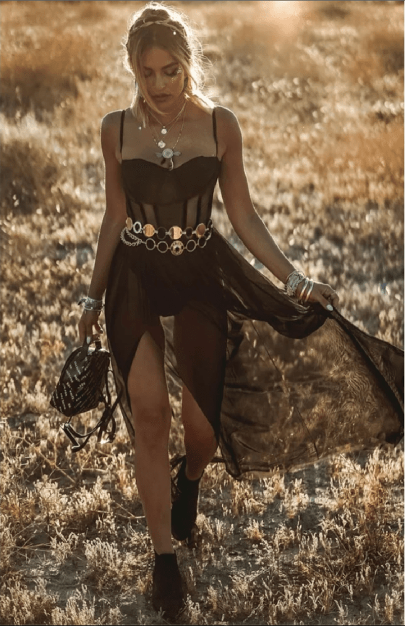 Sleeveless Strapless Maxi Lace Dress For Summer