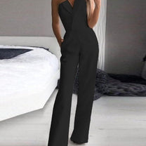 Sleeveless White Jumpsuit For Women