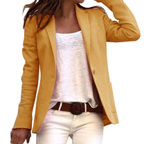 Slim Fit Long Sleeve Blazer For Women