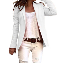 Slim Fit Long Sleeve Blazer For Women