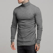 Slim Fit Ribbed Turtleneck Sweater