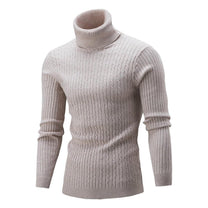 Slim Fit Wool Cable Knit Sweater