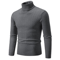 Slim Fit Wool Cable Knit Sweater