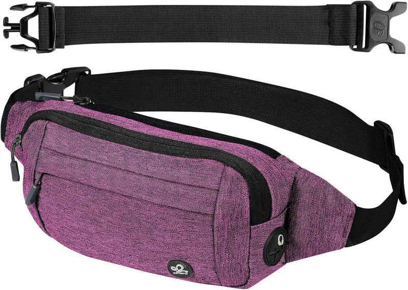 Slim Waterproof Waist Pack With Adjustable Belt And Headphone Port - Buy One Get One Free