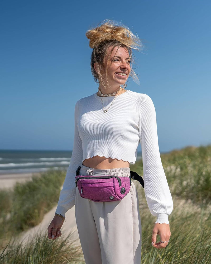 Slim Waterproof Waist Pack With Adjustable Belt And Headphone Port - Buy One Get One Free