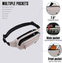 Slim Waterproof Waist Pack With Adjustable Belt And Headphone Port - Buy One Get One Free