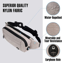 Slim Waterproof Waist Pack With Adjustable Belt And Headphone Port - Buy One Get One Free