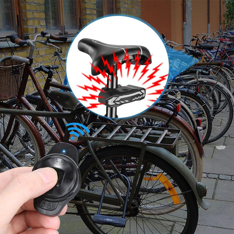 Smart Rear Bike Light Alarm With Theft Protection