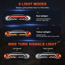 Smart Rear Bike Light Alarm With Theft Protection