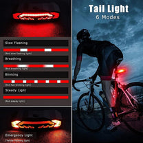 Smart Rear Bike Light Alarm With Theft Protection