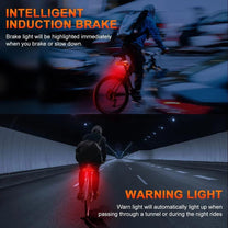 Smart Rear Bike Light Alarm With Theft Protection