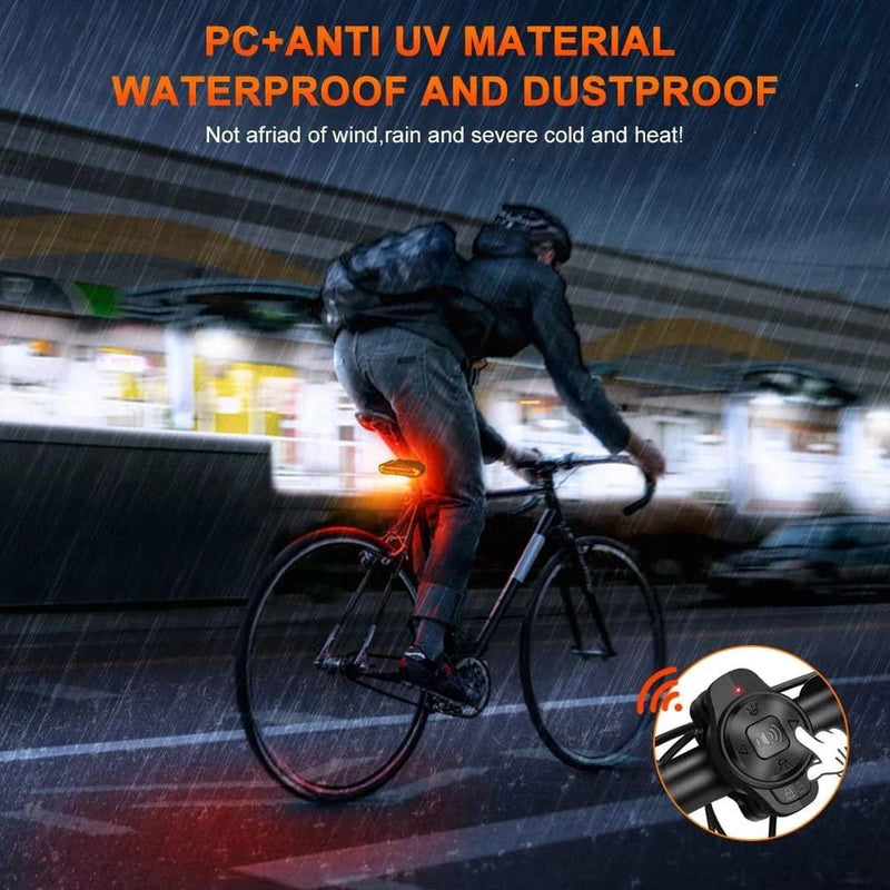Smart Rear Bike Light Alarm With Theft Protection