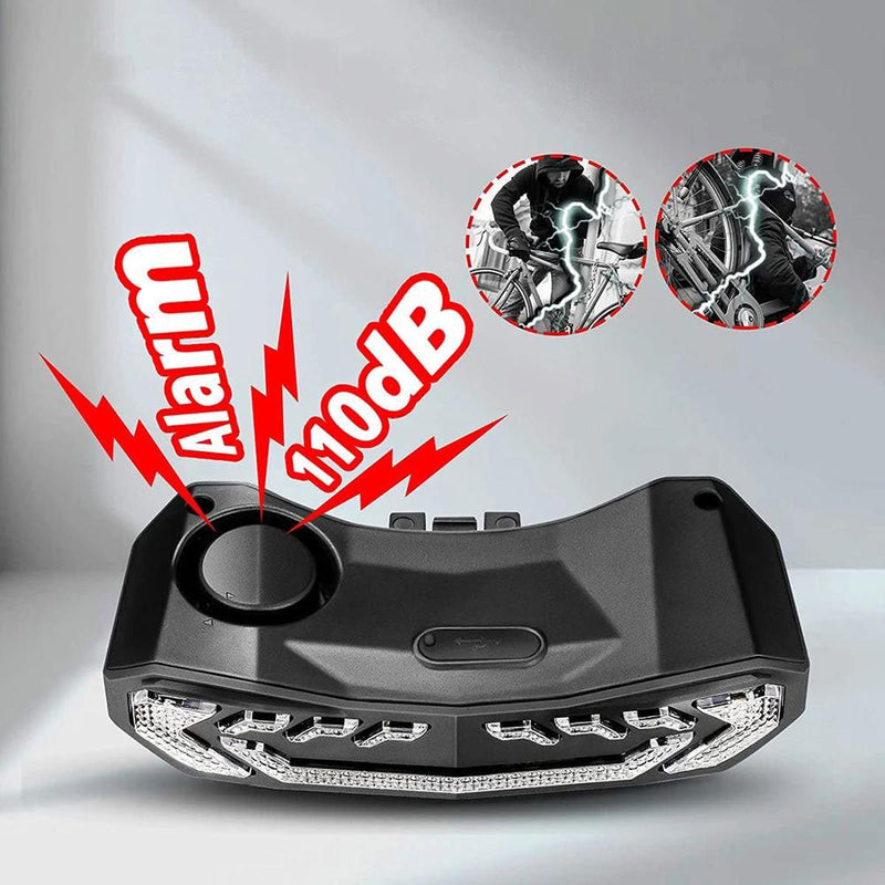 Smart Rear Bike Light Alarm With Theft Protection